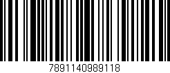 Código de barras (EAN, GTIN, SKU, ISBN): '7891140989118'