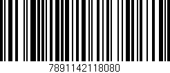 Código de barras (EAN, GTIN, SKU, ISBN): '7891142118080'
