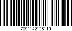Código de barras (EAN, GTIN, SKU, ISBN): '7891142125118'