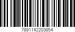 Código de barras (EAN, GTIN, SKU, ISBN): '7891142203854'