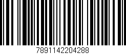 Código de barras (EAN, GTIN, SKU, ISBN): '7891142204288'