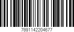 Código de barras (EAN, GTIN, SKU, ISBN): '7891142204677'