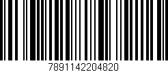 Código de barras (EAN, GTIN, SKU, ISBN): '7891142204820'