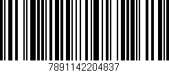 Código de barras (EAN, GTIN, SKU, ISBN): '7891142204837'