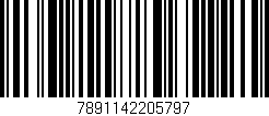 Código de barras (EAN, GTIN, SKU, ISBN): '7891142205797'