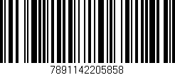 Código de barras (EAN, GTIN, SKU, ISBN): '7891142205858'