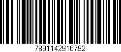 Código de barras (EAN, GTIN, SKU, ISBN): '7891142916792'