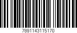 Código de barras (EAN, GTIN, SKU, ISBN): '7891143115170'