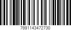Código de barras (EAN, GTIN, SKU, ISBN): '7891143472730'