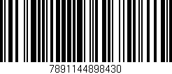 Código de barras (EAN, GTIN, SKU, ISBN): '7891144898430'
