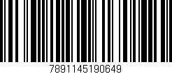 Código de barras (EAN, GTIN, SKU, ISBN): '7891145190649'