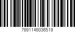 Código de barras (EAN, GTIN, SKU, ISBN): '7891146036519'