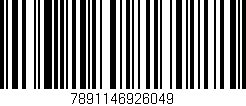 Código de barras (EAN, GTIN, SKU, ISBN): '7891146926049'