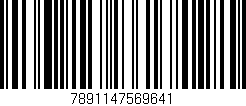 Código de barras (EAN, GTIN, SKU, ISBN): '7891147569641'