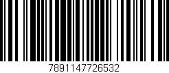 Código de barras (EAN, GTIN, SKU, ISBN): '7891147726532'