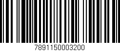 Código de barras (EAN, GTIN, SKU, ISBN): '7891150003200'