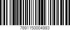 Código de barras (EAN, GTIN, SKU, ISBN): '7891150004993'