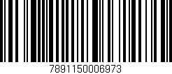 Código de barras (EAN, GTIN, SKU, ISBN): '7891150006973'