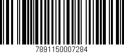 Código de barras (EAN, GTIN, SKU, ISBN): '7891150007284'