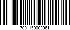 Código de barras (EAN, GTIN, SKU, ISBN): '7891150008861'