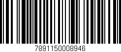 Código de barras (EAN, GTIN, SKU, ISBN): '7891150008946'