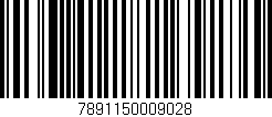 Código de barras (EAN, GTIN, SKU, ISBN): '7891150009028'