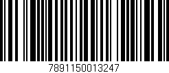 Código de barras (EAN, GTIN, SKU, ISBN): '7891150013247'