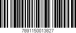 Código de barras (EAN, GTIN, SKU, ISBN): '7891150013827'