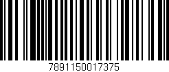 Código de barras (EAN, GTIN, SKU, ISBN): '7891150017375'
