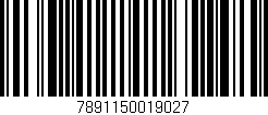 Código de barras (EAN, GTIN, SKU, ISBN): '7891150019027'