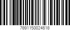 Código de barras (EAN, GTIN, SKU, ISBN): '7891150024618'