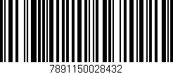 Código de barras (EAN, GTIN, SKU, ISBN): '7891150028432'
