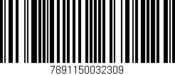 Código de barras (EAN, GTIN, SKU, ISBN): '7891150032309'