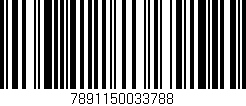 Código de barras (EAN, GTIN, SKU, ISBN): '7891150033788'