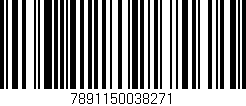 Código de barras (EAN, GTIN, SKU, ISBN): '7891150038271'