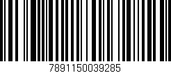 Código de barras (EAN, GTIN, SKU, ISBN): '7891150039285'