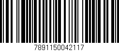 Código de barras (EAN, GTIN, SKU, ISBN): '7891150042117'