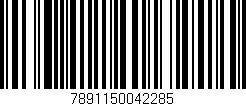 Código de barras (EAN, GTIN, SKU, ISBN): '7891150042285'