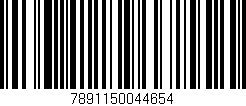 Código de barras (EAN, GTIN, SKU, ISBN): '7891150044654'