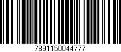 Código de barras (EAN, GTIN, SKU, ISBN): '7891150044777'