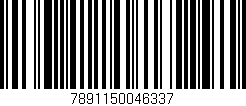 Código de barras (EAN, GTIN, SKU, ISBN): '7891150046337'
