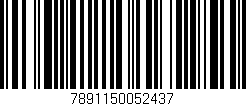 Código de barras (EAN, GTIN, SKU, ISBN): '7891150052437'