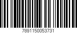 Código de barras (EAN, GTIN, SKU, ISBN): '7891150053731'