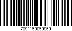 Código de barras (EAN, GTIN, SKU, ISBN): '7891150053960'