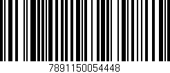 Código de barras (EAN, GTIN, SKU, ISBN): '7891150054448'