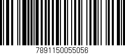 Código de barras (EAN, GTIN, SKU, ISBN): '7891150055056'