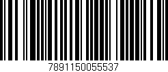 Código de barras (EAN, GTIN, SKU, ISBN): '7891150055537'