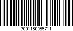 Código de barras (EAN, GTIN, SKU, ISBN): '7891150055711'
