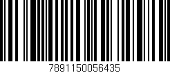 Código de barras (EAN, GTIN, SKU, ISBN): '7891150056435'