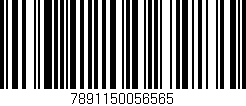 Código de barras (EAN, GTIN, SKU, ISBN): '7891150056565'